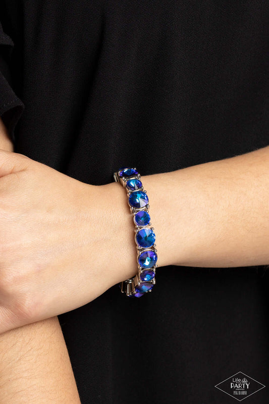 TMST Bling Born To Bedazzle - Blue Paparazzi Life of the Party Bracelet