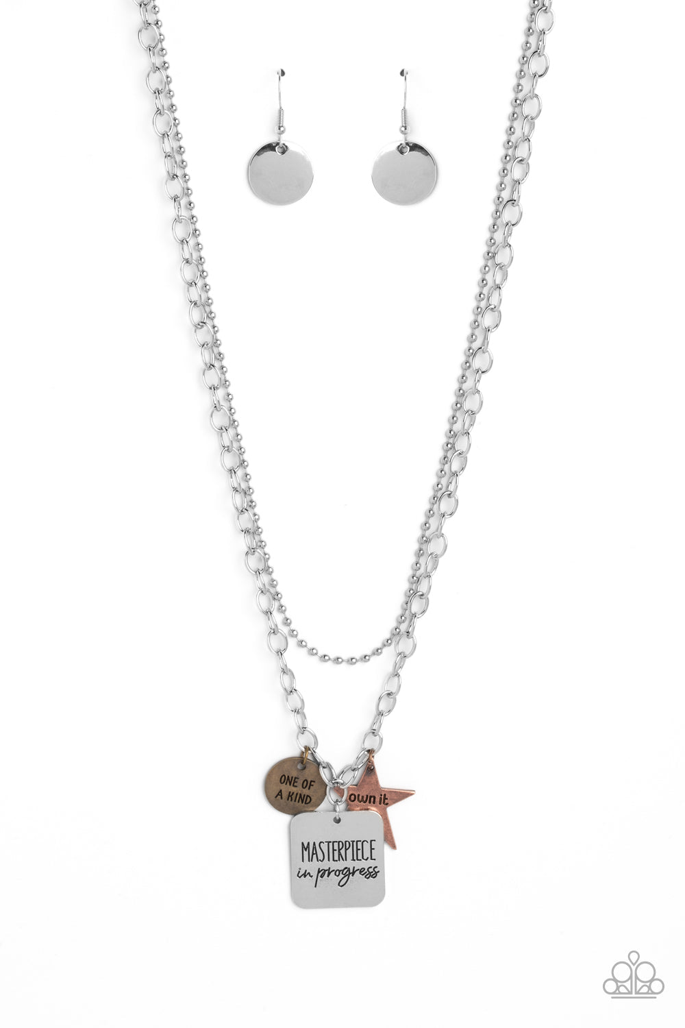 Masterpiece in Progress - Paparazzi Accessories Multi Necklace $5 Jewelry with Janet Morgan Necklace