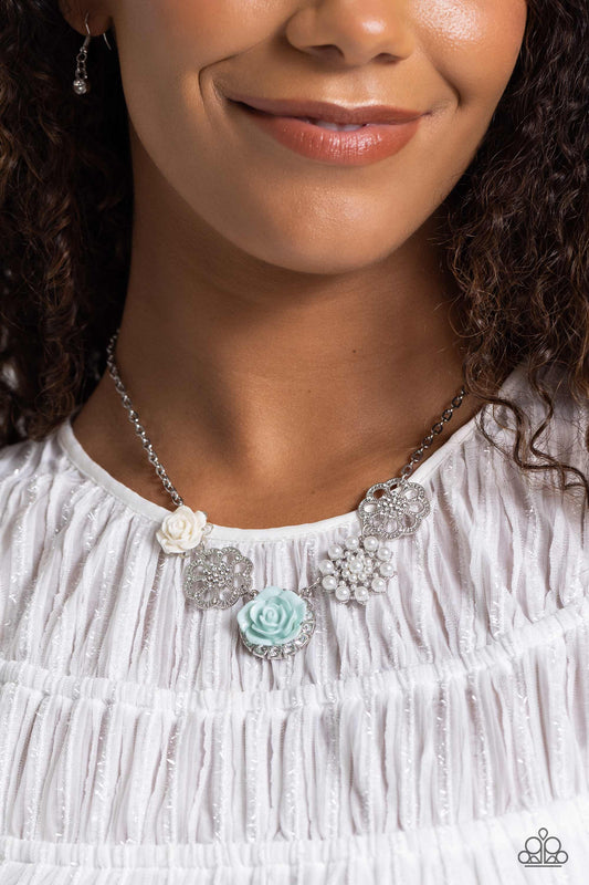 Tea Party Favors - Blue Paparazzi Necklace - Matching Bracelet available $5 Jewelry with Janet Morgan Necklaces