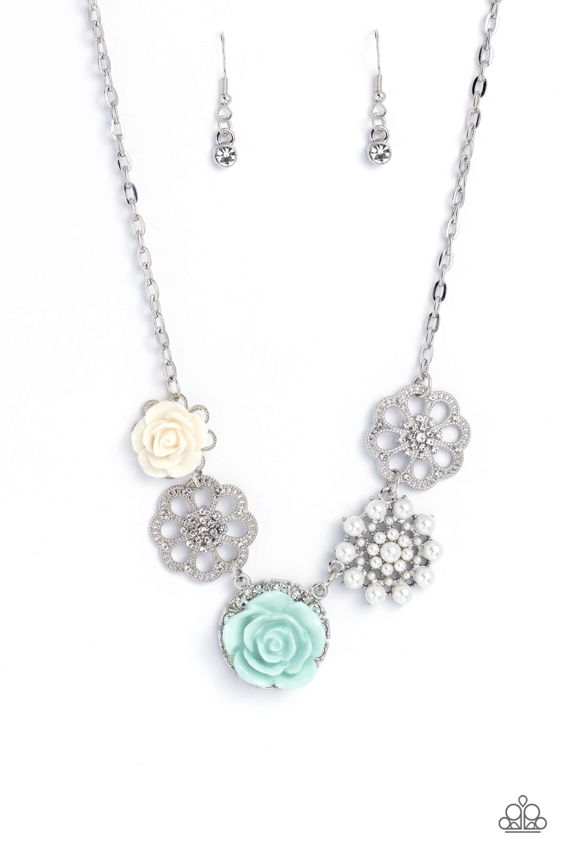 Tea Party Favors - Blue Paparazzi Necklace - Matching Bracelet available $5 Jewelry with Janet Morgan Necklaces