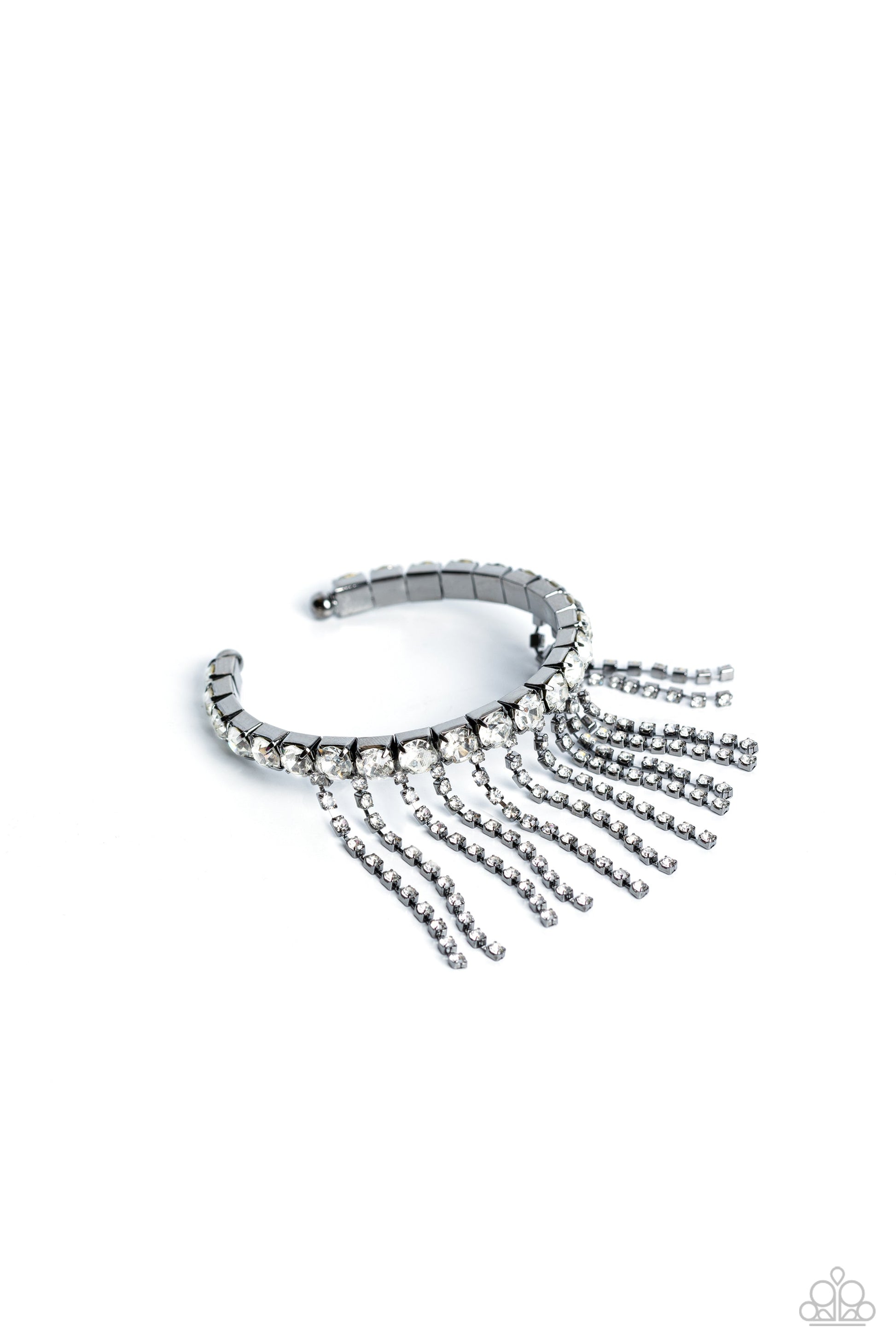 Stardust Shower - Black Paparazzi Bracelet $5 Jewelry with Janet Morgan Bracelets