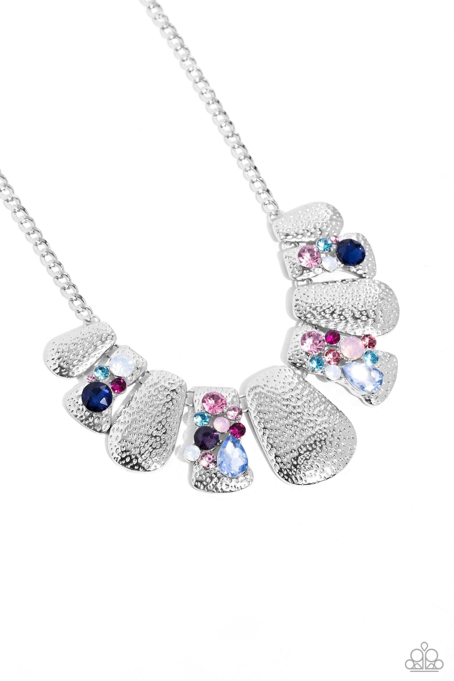 Multicolored Mayhem - Multi Life of the Party Necklace Paparazzi Accessories $5 Jewelry with Janet Morgan Necklaces