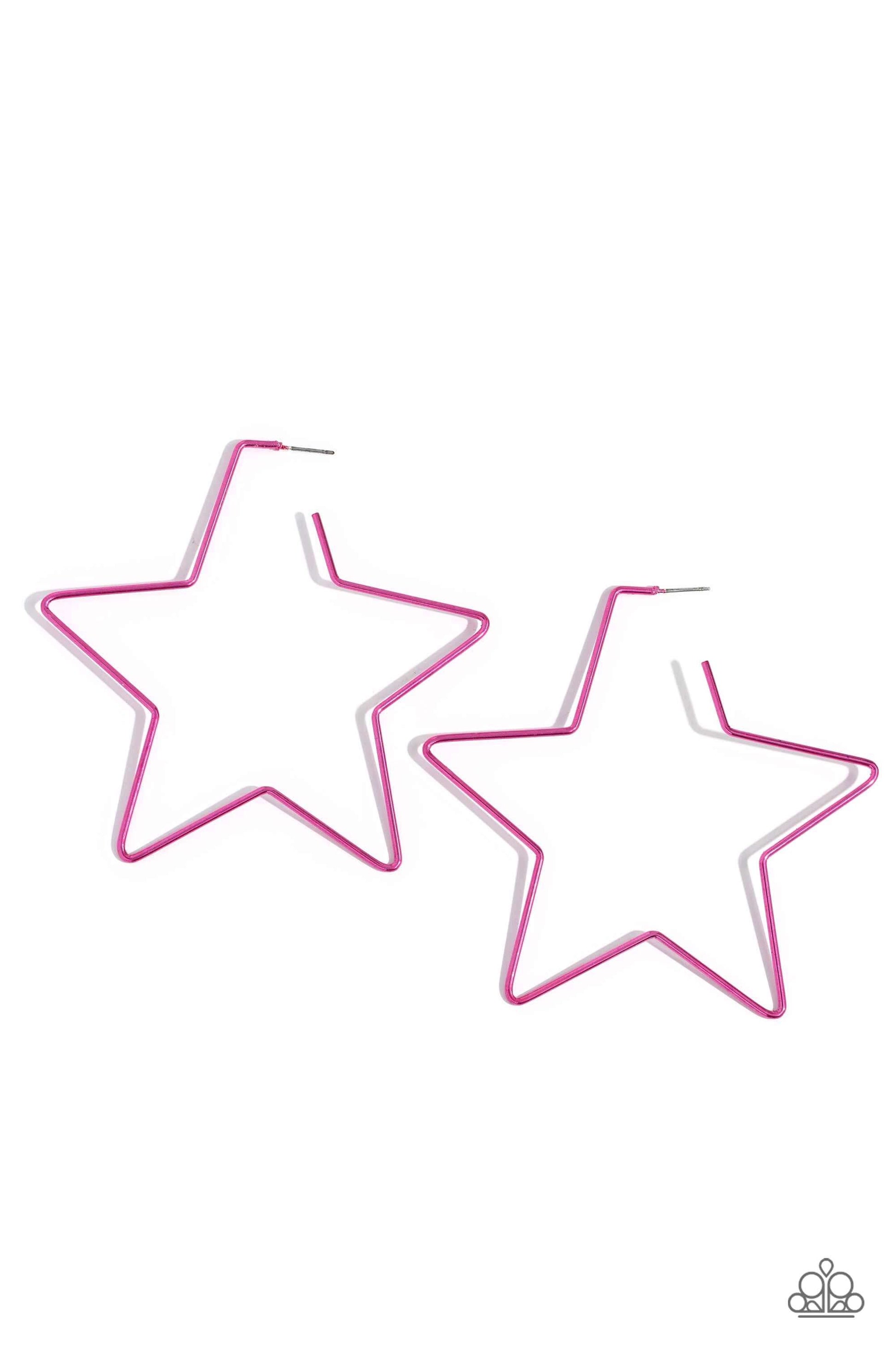 Starstruck Secret - Pink Paparazzi Earrings $5 Jewelry with Janet Morgan Earrings