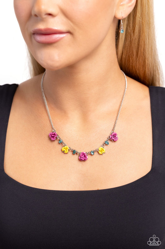 Strike a ROSE - Pink Paparazzi Necklace $5 Jewelry with Janet Morgan Necklaces
