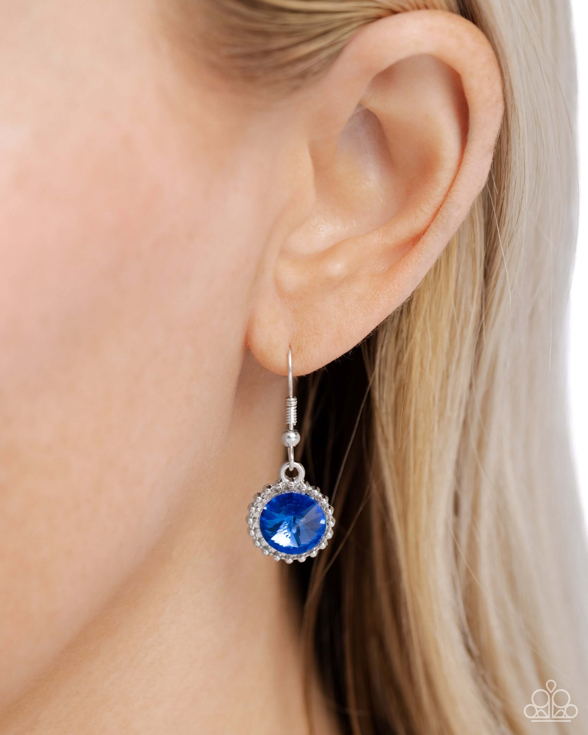 Dripping in Dazzle - Blue Paparazzi Necklace $5 Jewelry with Janet Morgan Necklaces