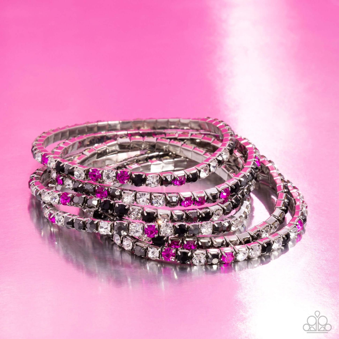 Rock Candy Range - Multi Paparazzi Bracelet Accessories,Bracelet,Life of the Party Exclusive,Multicolor,Stretchy