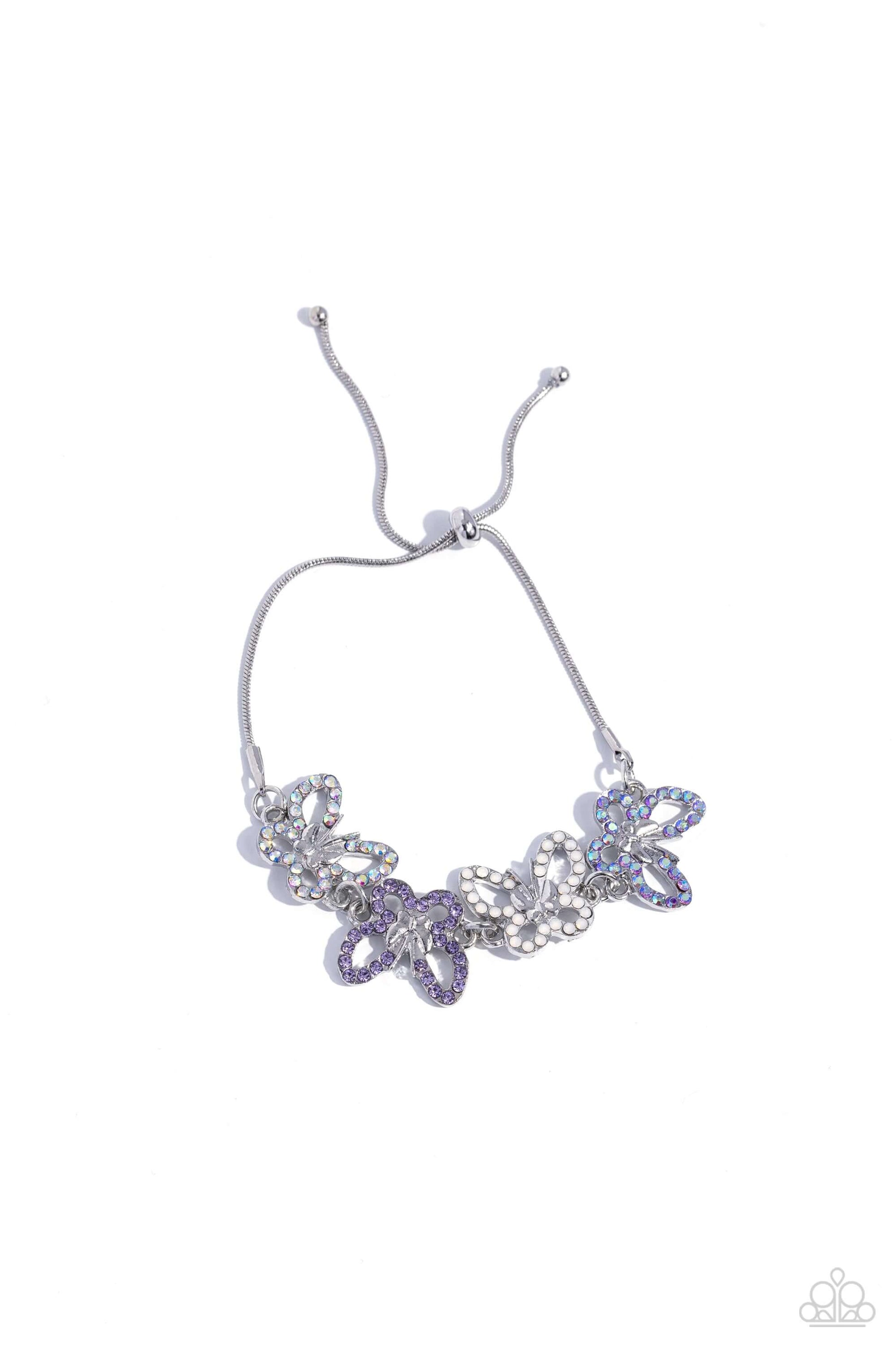 Butterfly Belonging - Purple Paparazzi Bracelet $5 Jewelry with Janet Morgan Bracelets