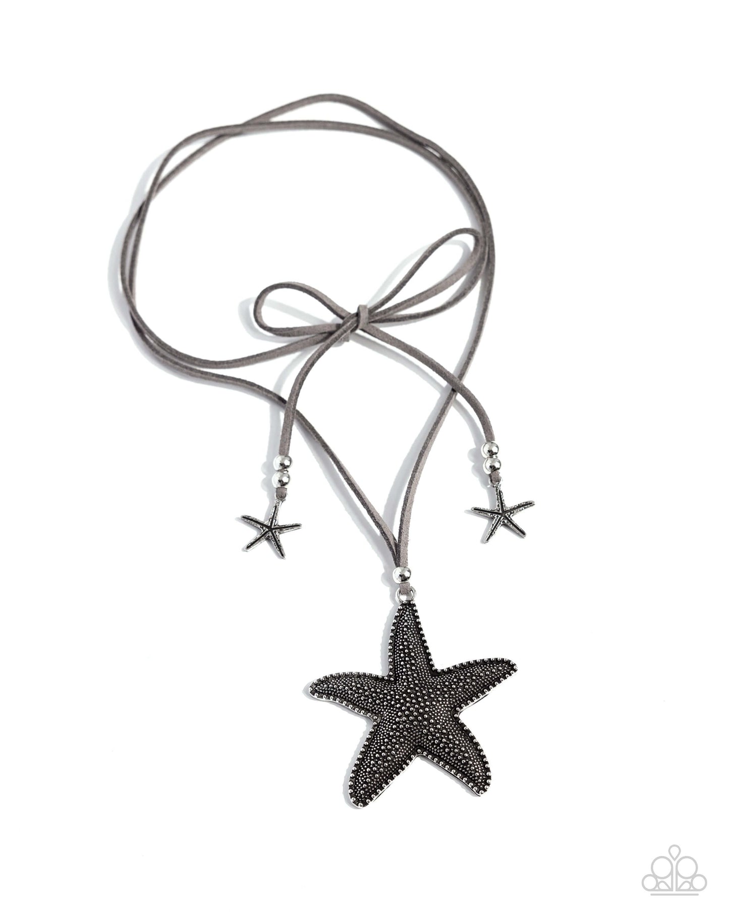 Starfish Sentiment - Silver Paparazzi Urban Necklace $5 Jewelry with Janet Morgan Necklaces