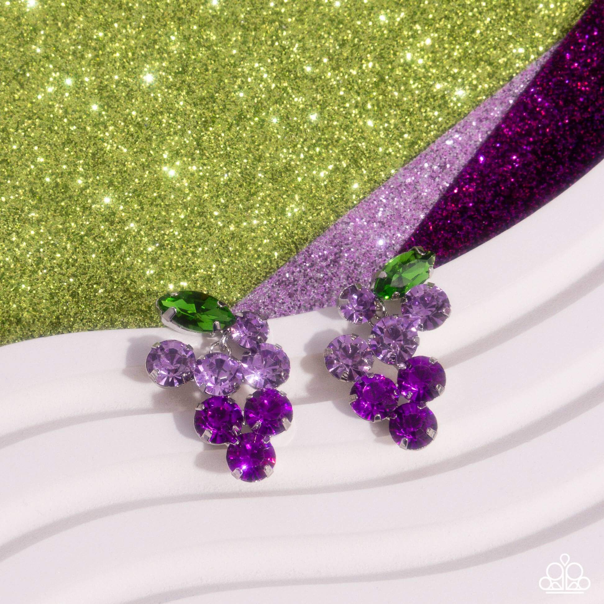 Grapevine Grace - Purple Paparazzi Earrings $5 Jewelry with Janet Morgan Earrings