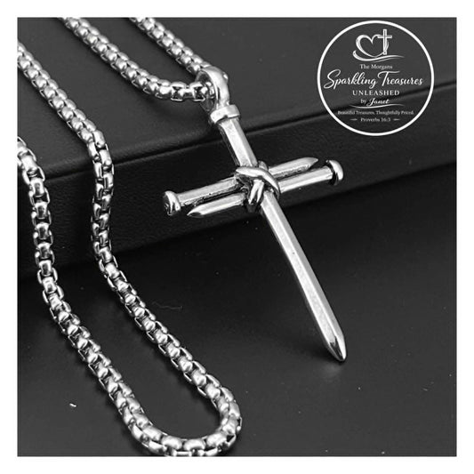 Bound by Faith” Cross Necklace