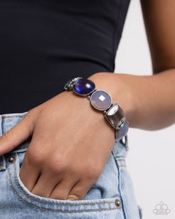 Glassy Generosity - Blue ♥ Bracelet