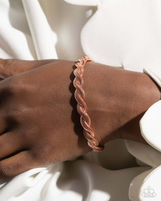 Tasteful Twists - Copper Paparazzi Bracelet $5 Jewelry with Janet Morgan Bracelets
