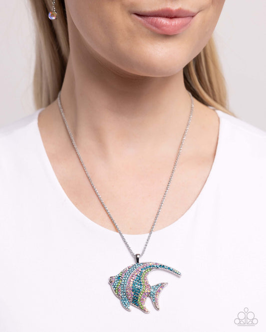 Tropical Talent - Multi Paparazzi Oceanic Necklace $5 Jewelry with Janet Morgan Necklaces