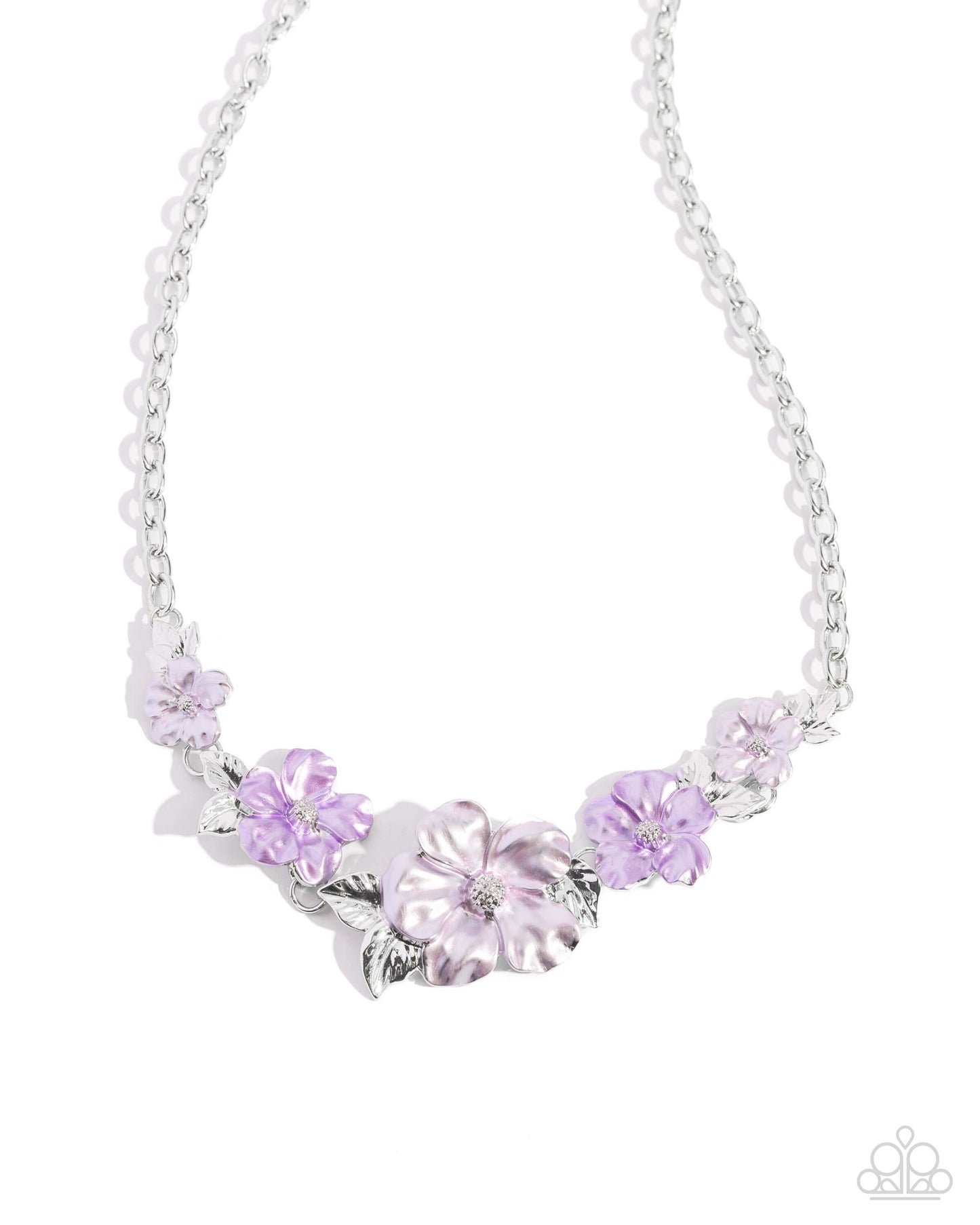 Bouquet Brilliance - Purple Paparazzi Necklace $5 Jewelry with Janet Morgan Jewelry