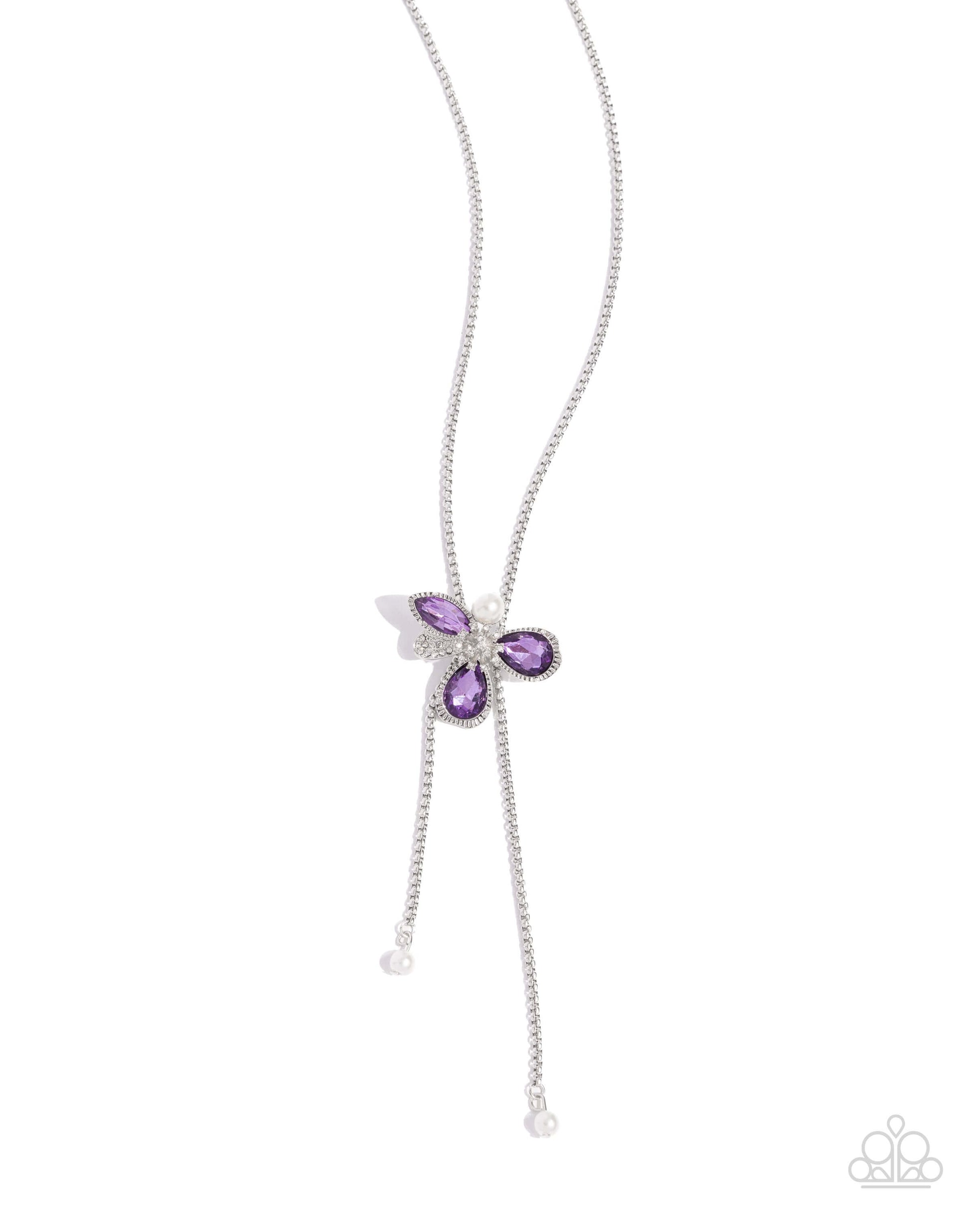 FLORAL Values - Purple Paparazzi Necklace $5 Jewelry with Janet Morgan Necklaces