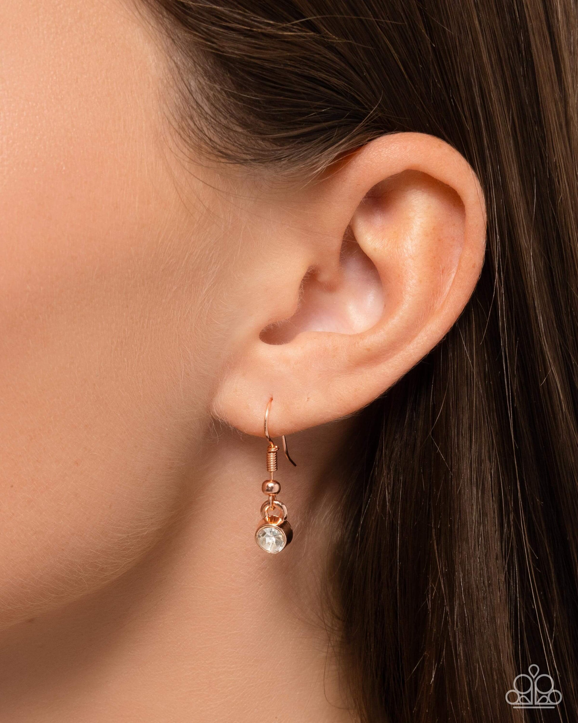 CUTIE and the Beast - Copper Paparazzi Rose Necklace $5 Jewelry with Janet Morgan Necklaces