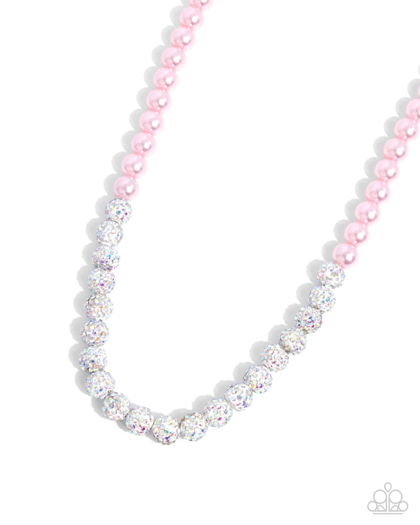 Beautiful Boutique - Pink Iridescent Paparazzi Peal Necklace $5 Jewelry with Janet Morgan Necklaces