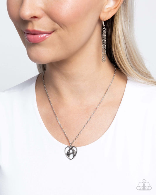 Brilliant Birds - Silver Paparazzi Necklace $5 Jewelry with Janet Morgan Necklaces