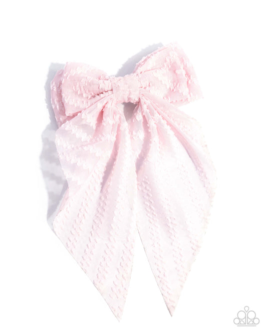 Floral Retreat - Pink Paparazzi Hair Bow $5 Jewelry with Janet Morgan Hair Accessories