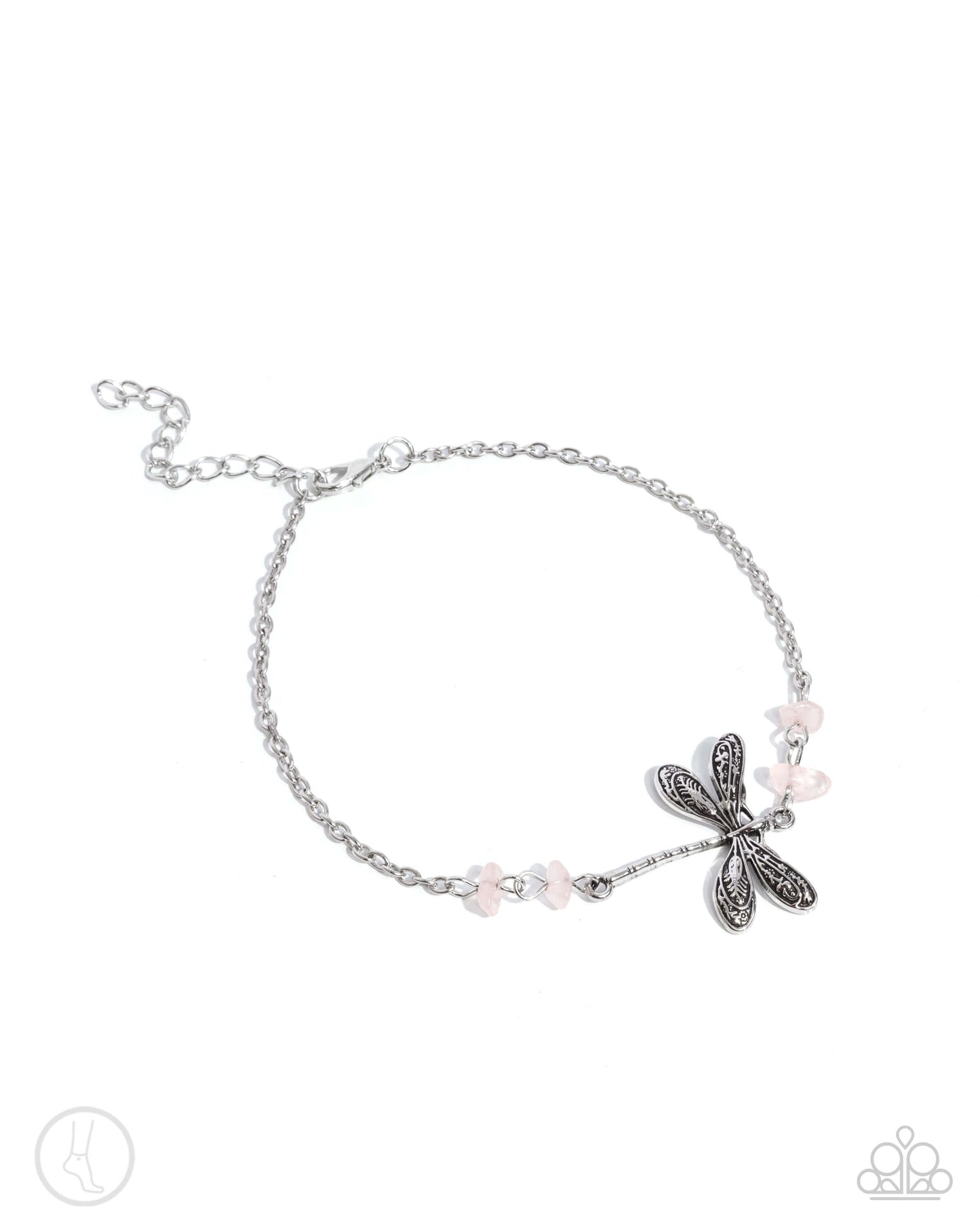 Dragonfly Dawn - Pink Paparazzi Anklet $5 Jewelry with Janet Morgan Anklet