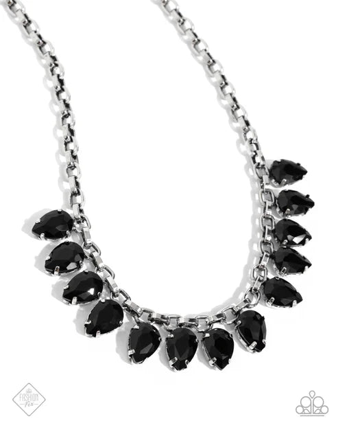 Paparazzi Necklace Vicious Vibrancy - Black