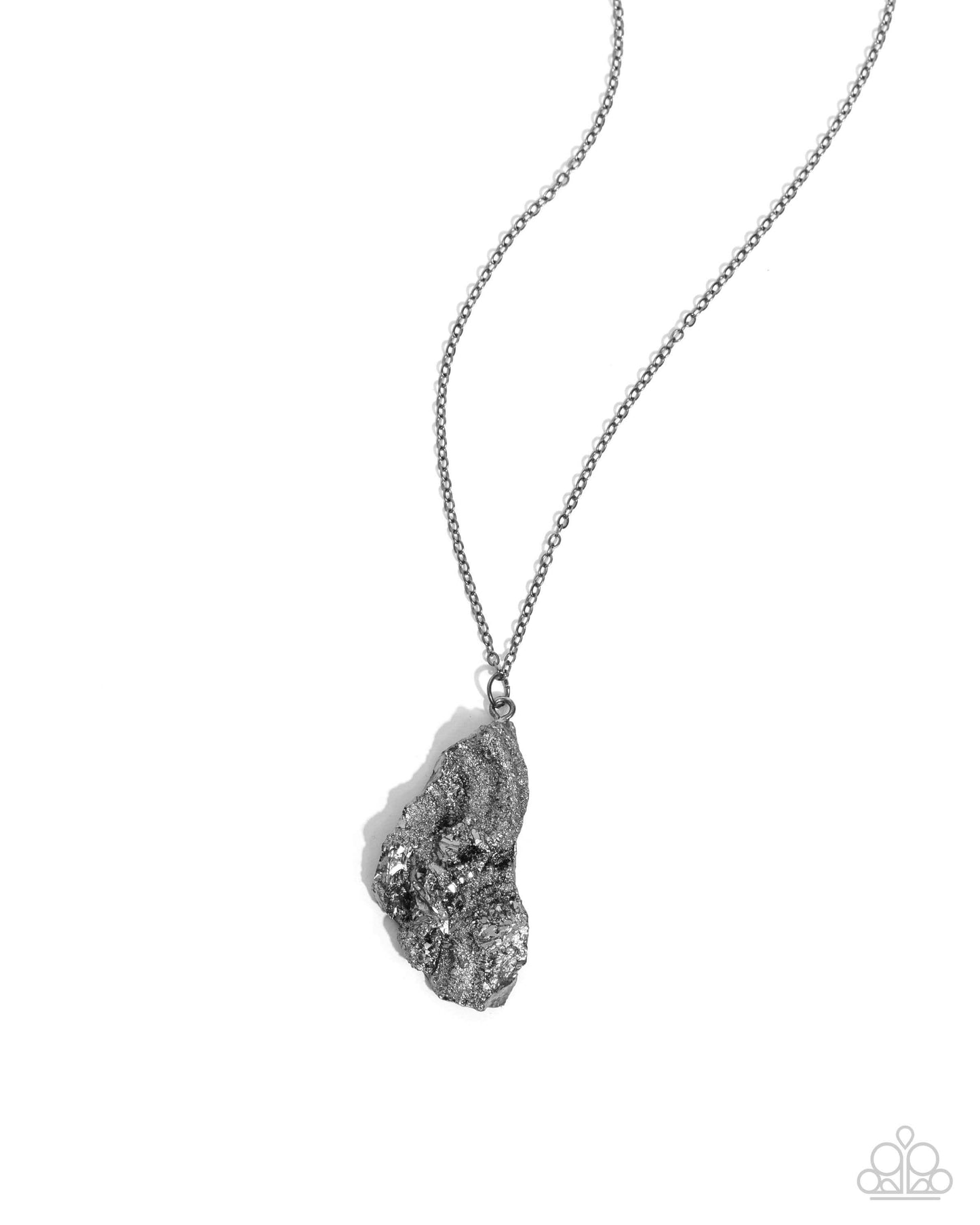 Experimental Echo - Black Paparazzi Necklace $5 Jewelry with Janet Morgan Necklaces