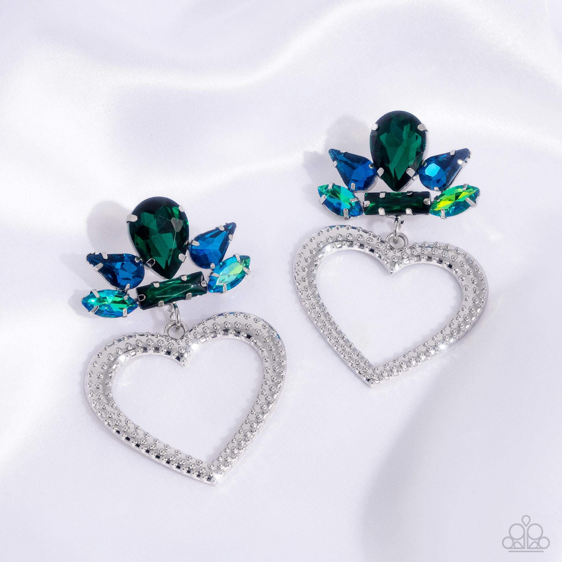 Pushing Perfection - Multi Paparazzi Earrings $5 Jewelry with Janet Morgan Earrings