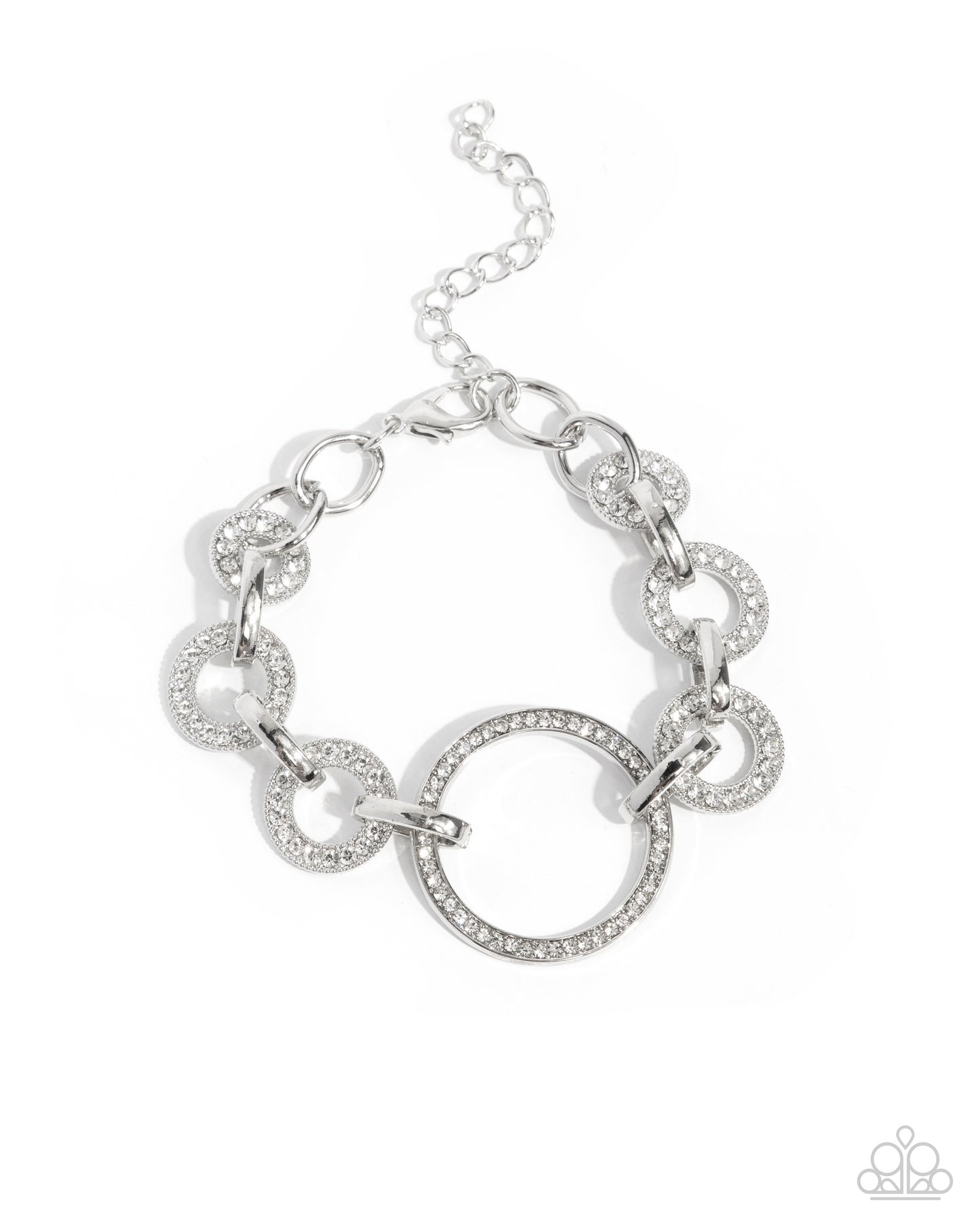 PREORDER ~ Smooth Shimmer - White Paparazzi Bracelet
