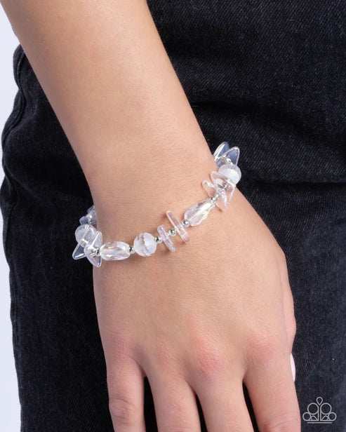 Reflective Ritardando - White ♥ Bracelet