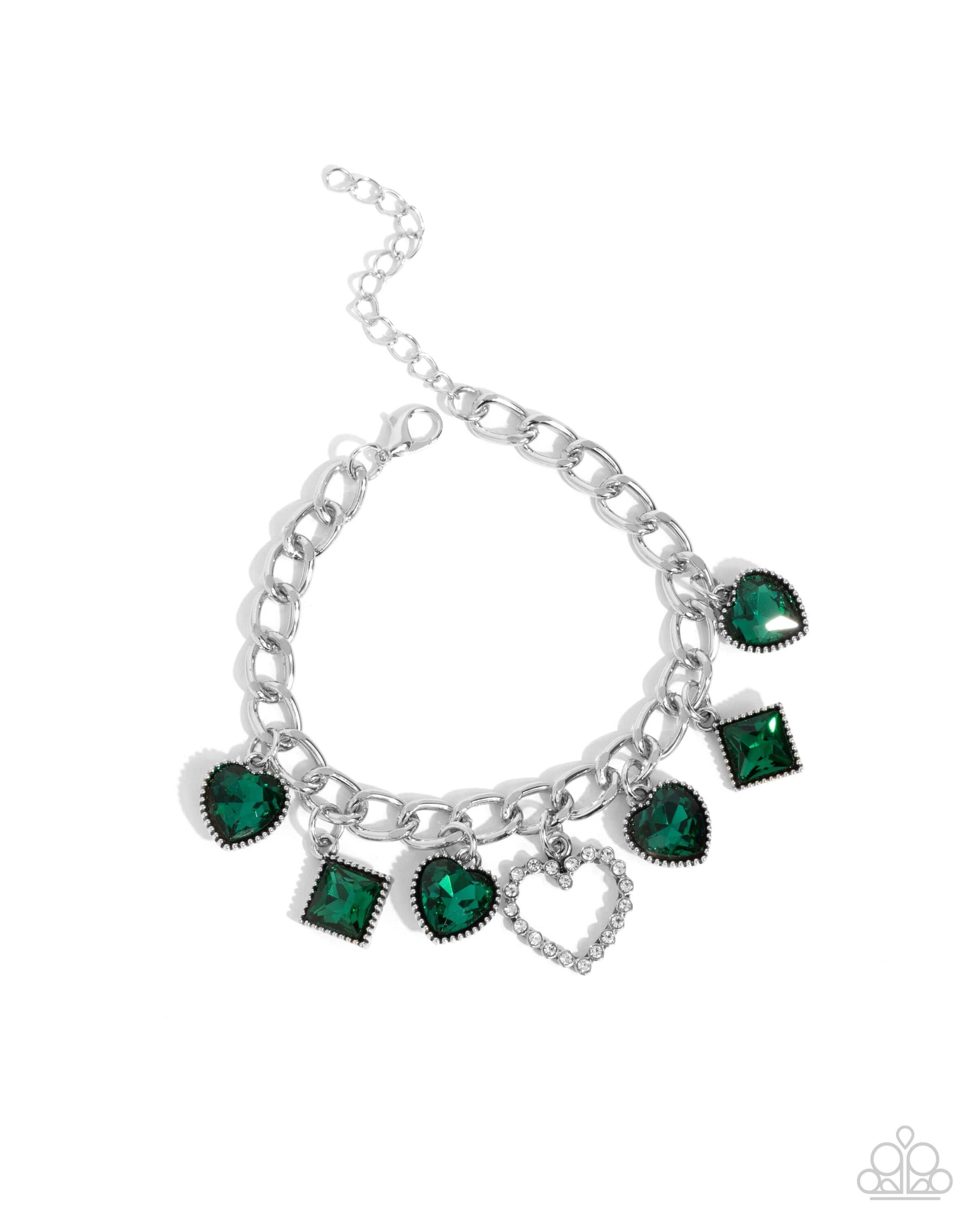 Framed Future - Green Paparazzi Bracelet $5 Jewelry with Janet Morgan Bracelets
