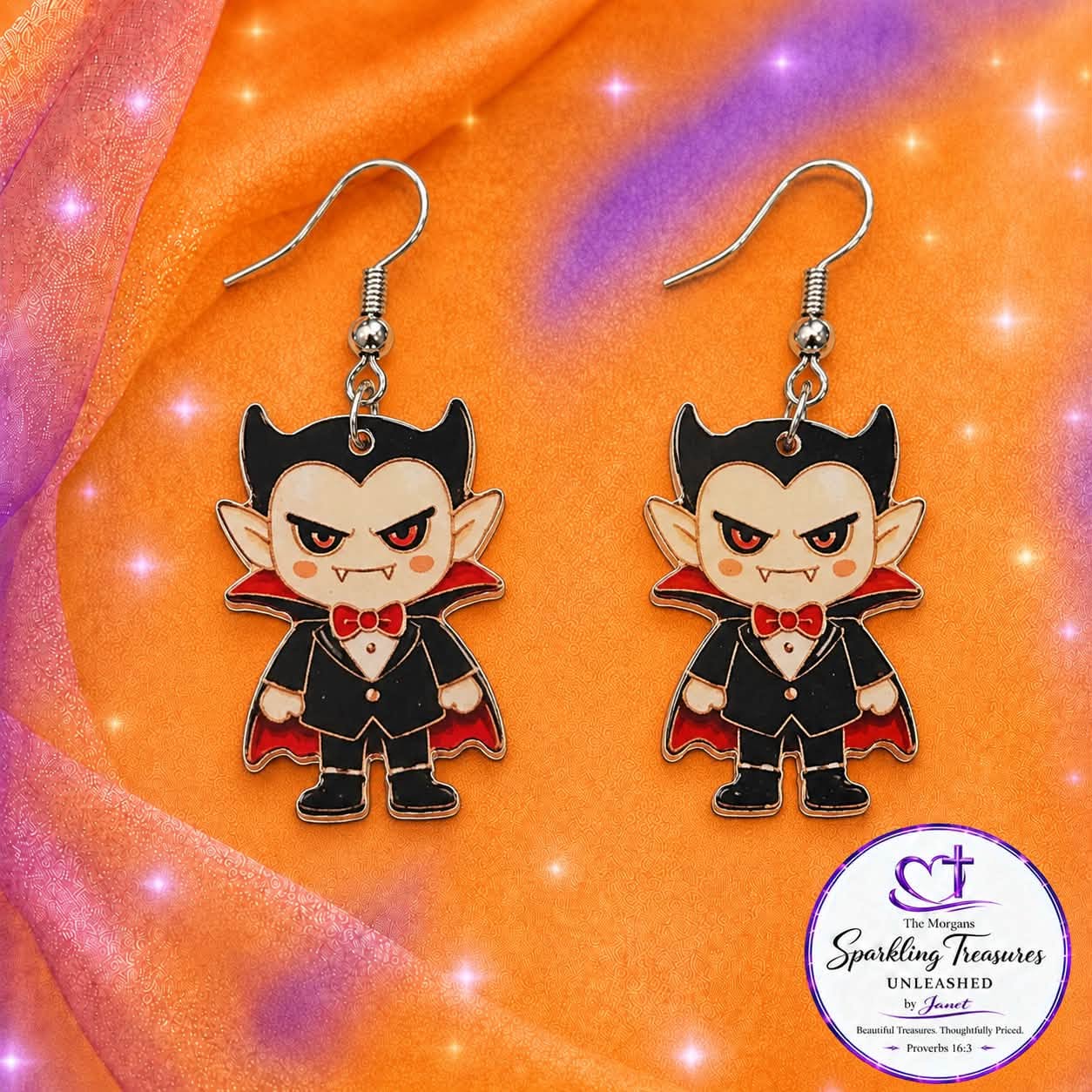 Tiny Treasure Halloween Earrings