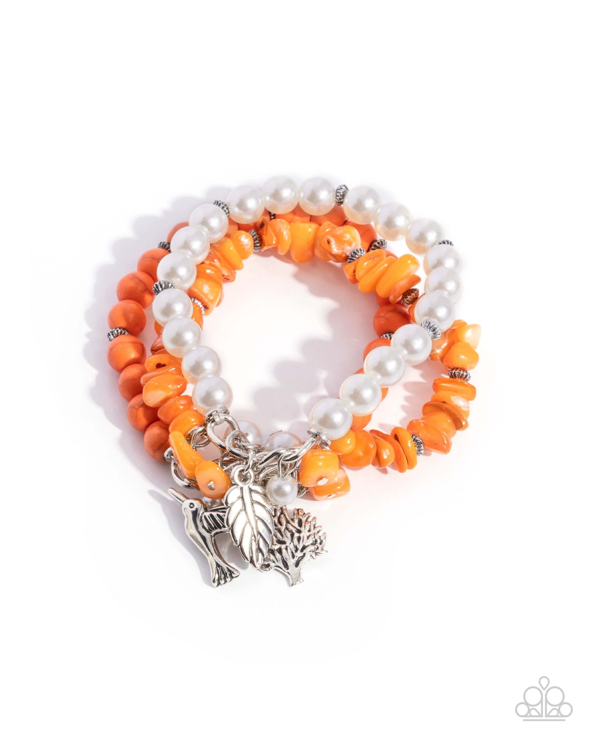 Canyonland Color - Orange Paparazzi Bracelet $5 Jewelry with Janet Morgan Bracelets