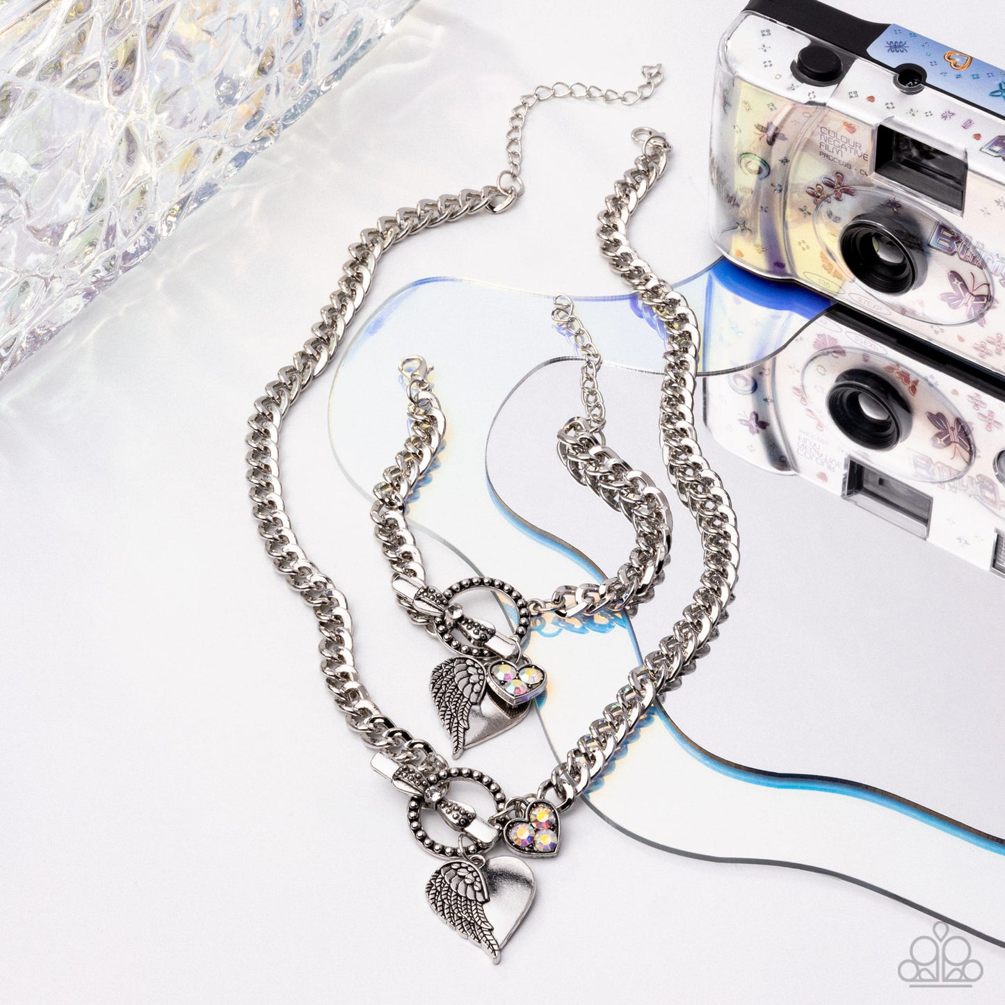 PREORDER ~ Cherub Class - Paparazzi Necklace and Bracelet Heart Set
