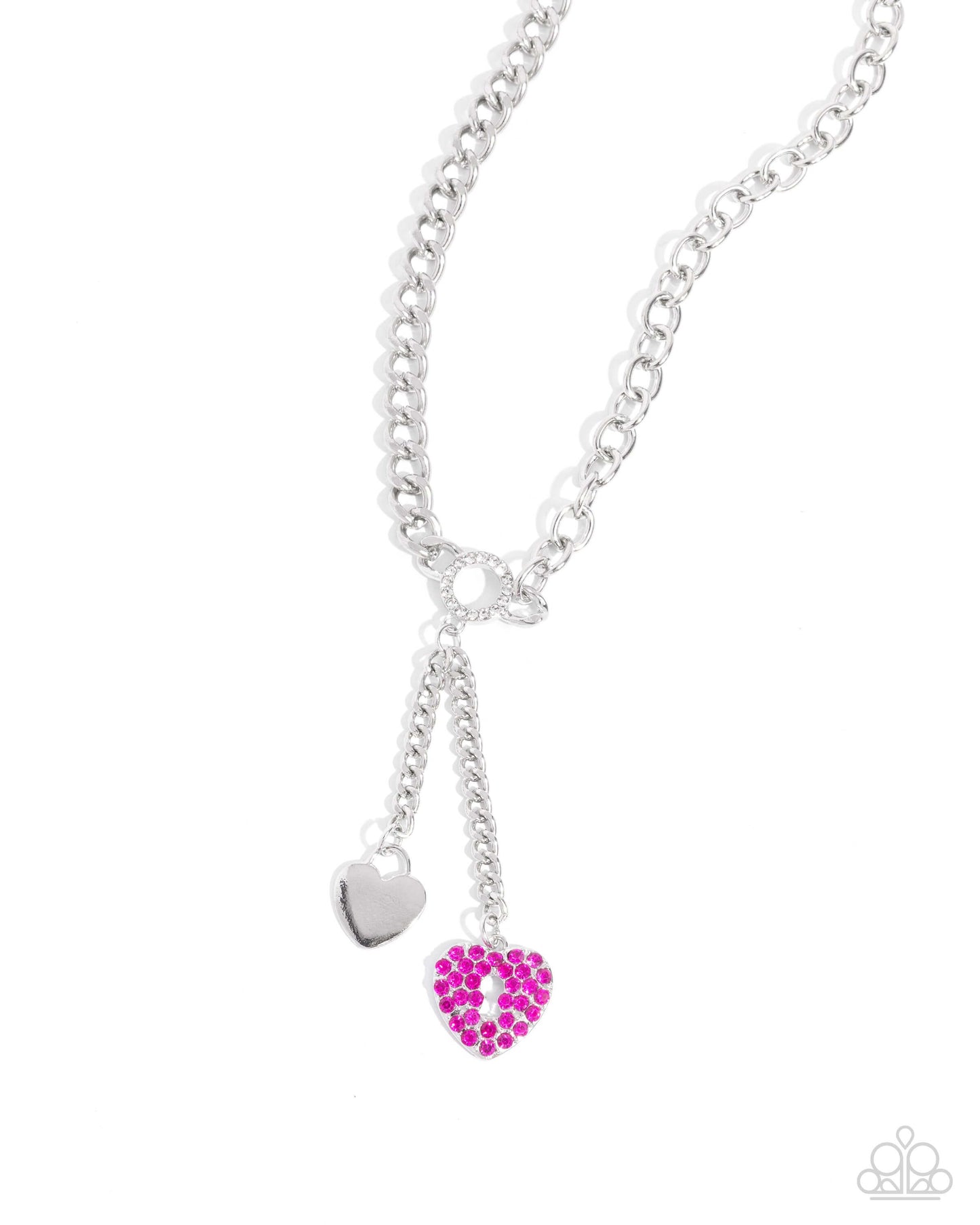 Complete Look Necklace and Bracelet Heart Pink Paparazzi Set $5 Jewelry with Janet Morgan Jewelry Set