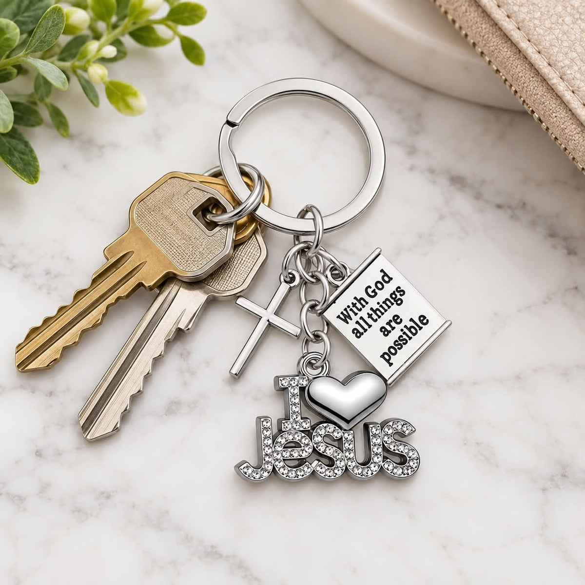 All Things Possible™ Faith Keychain