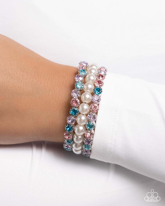 Grandiose Glitz - Multi Paparazzi Infinity Wrap Bracelet $5 Jewelry with Janet Morgan Bracelets