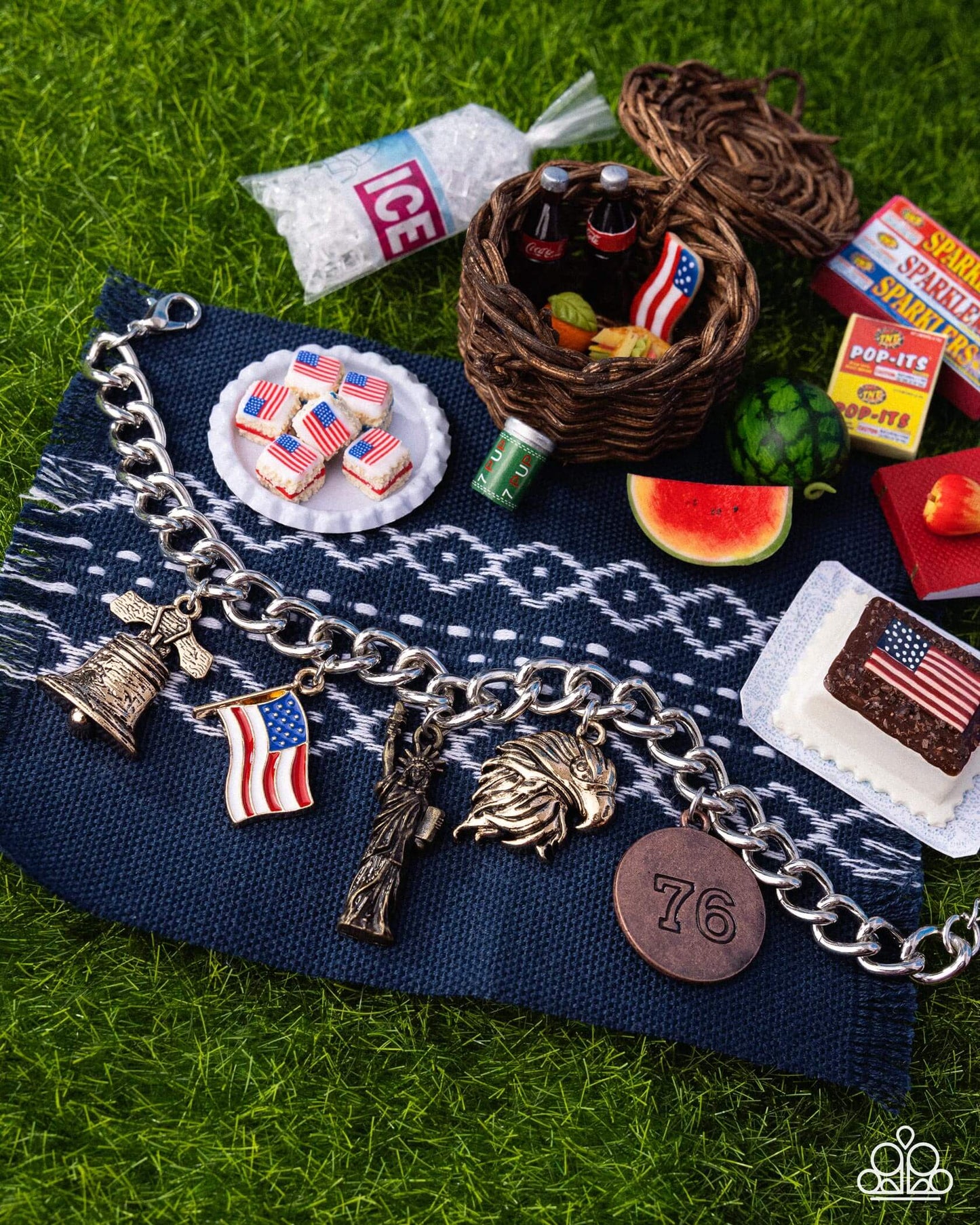 Liberty Legacy - Multi Paparazzi Charm Bracelet Accessories,Bracelet,Charms,INDEPENDENCE DAY,Multicolor