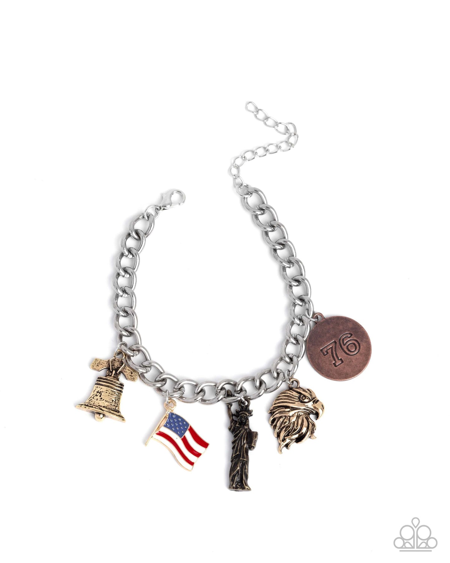 Liberty Legacy - Multi Paparazzi Charm Bracelet Accessories,Bracelet,Charms,INDEPENDENCE DAY,Multicolor