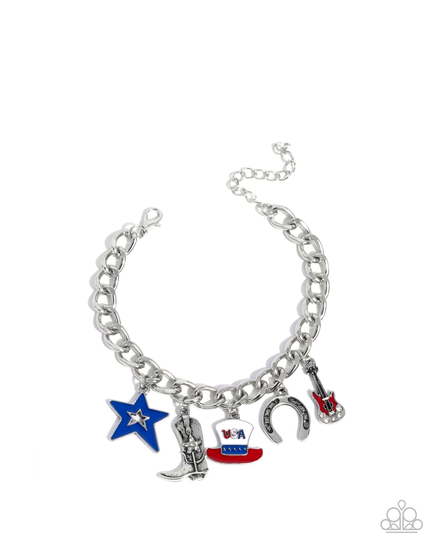 PREORDER ~ All-American Adornment - Red Paparazzi Bracelet