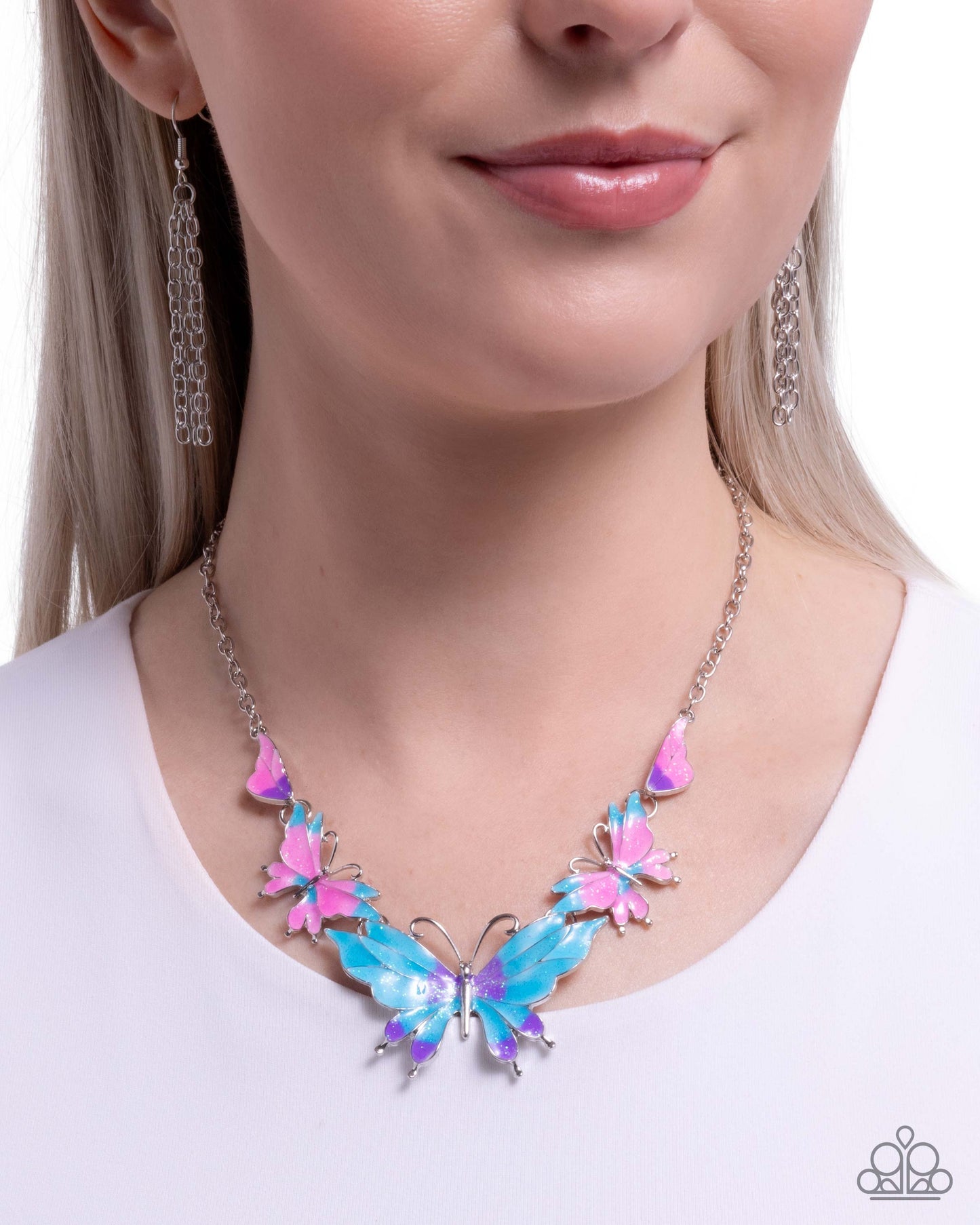 PREORDER ~ Floating Feature - Multi Paparazzi Necklace