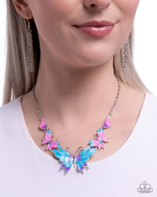 PREORDER ~ Floating Feature - Multi Paparazzi Necklace