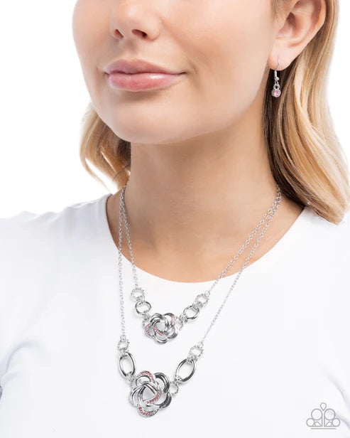 Paparazzi ♥ Remarkable Rose - Pink ♥ Necklace