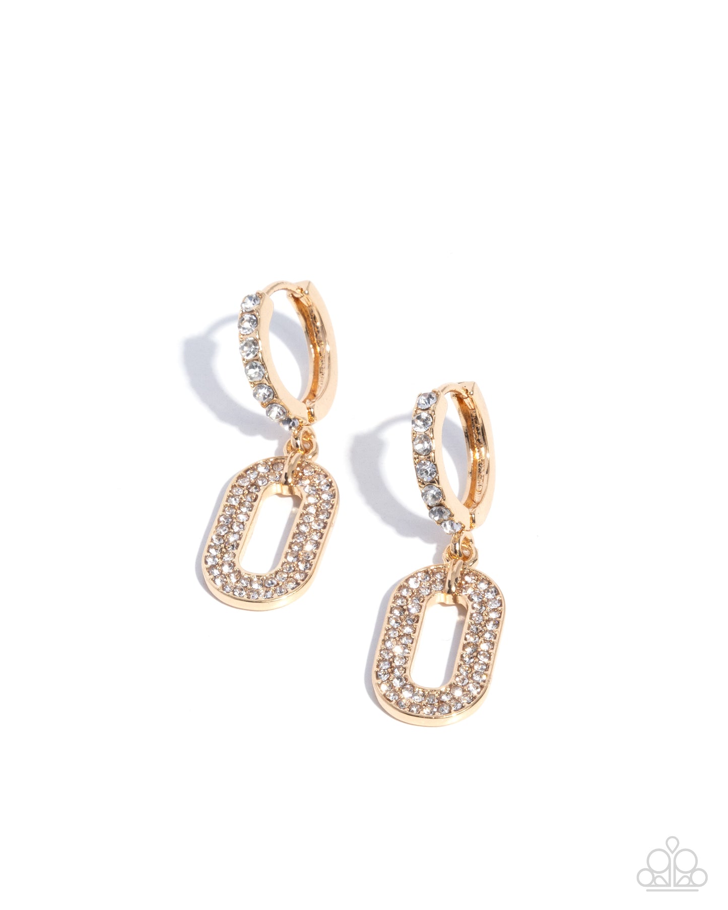 PREORDER ~ Next-Level Luminescence - Gold Hoop Paparazzi Earrings
