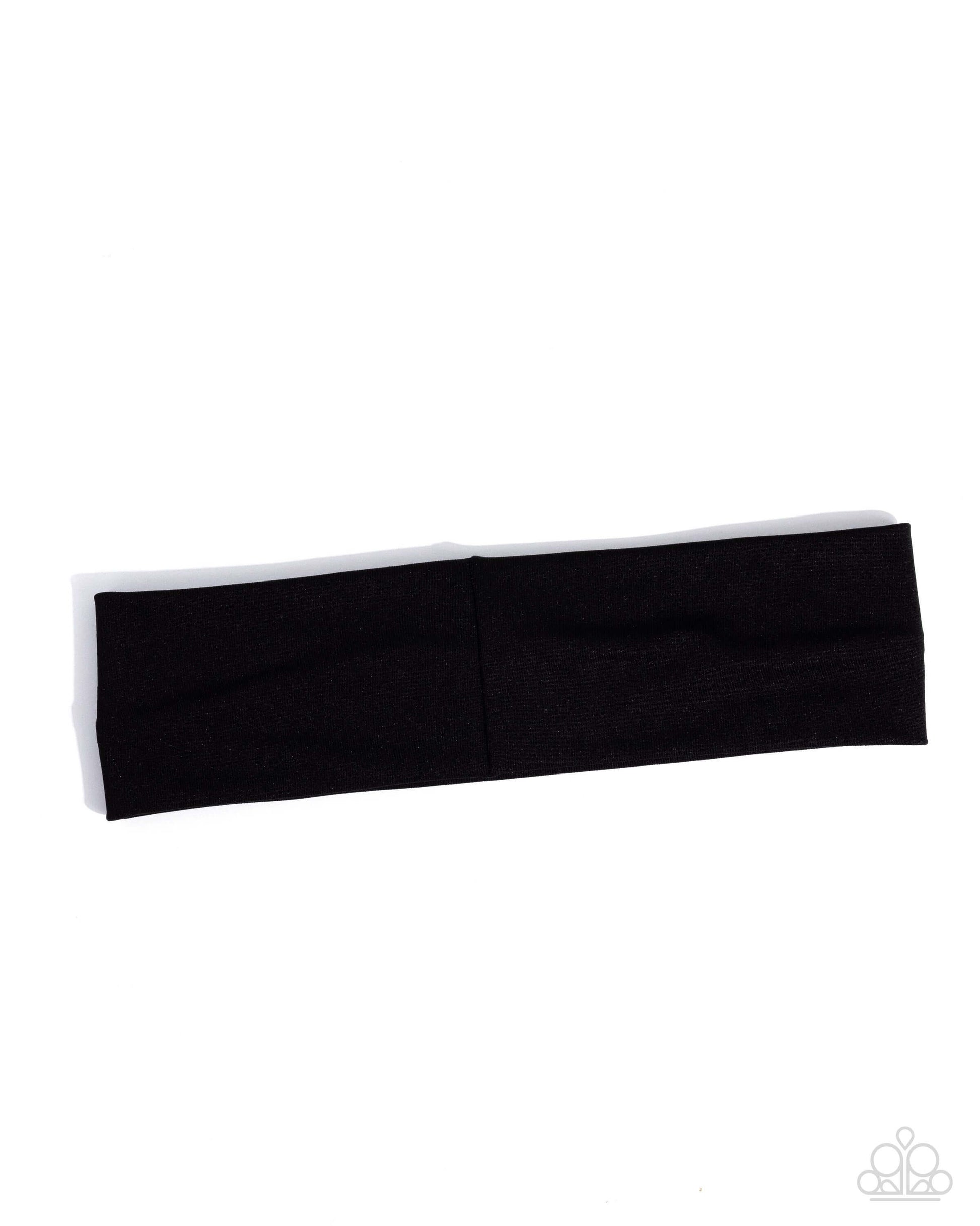 Placid Pearls - Black Paparazzi Headband Accessories,Black,Headband,Pearls