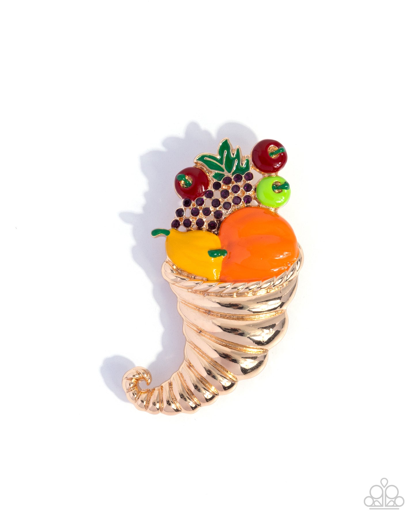 PREORDER ~ Cornucopia Chic - Multi Paparazzi Fall Brooch