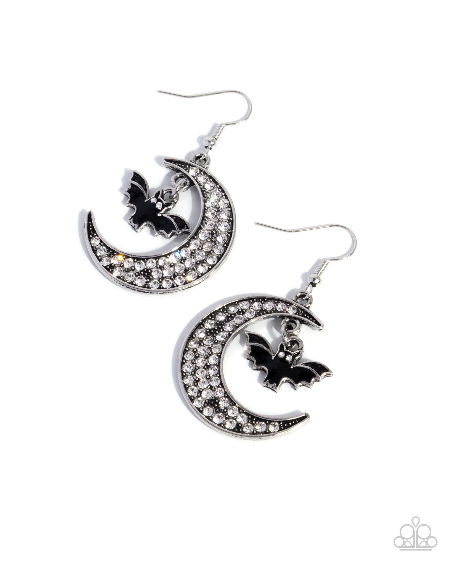 Handcrafted Halloween - Black Paparazzi Earrings