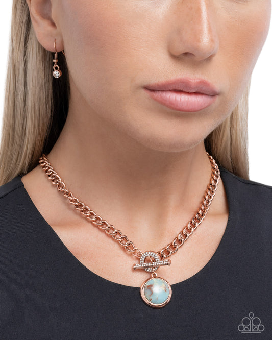 PREORDER ~ Adventurously Adorned - Copper Paparazzi Necklace