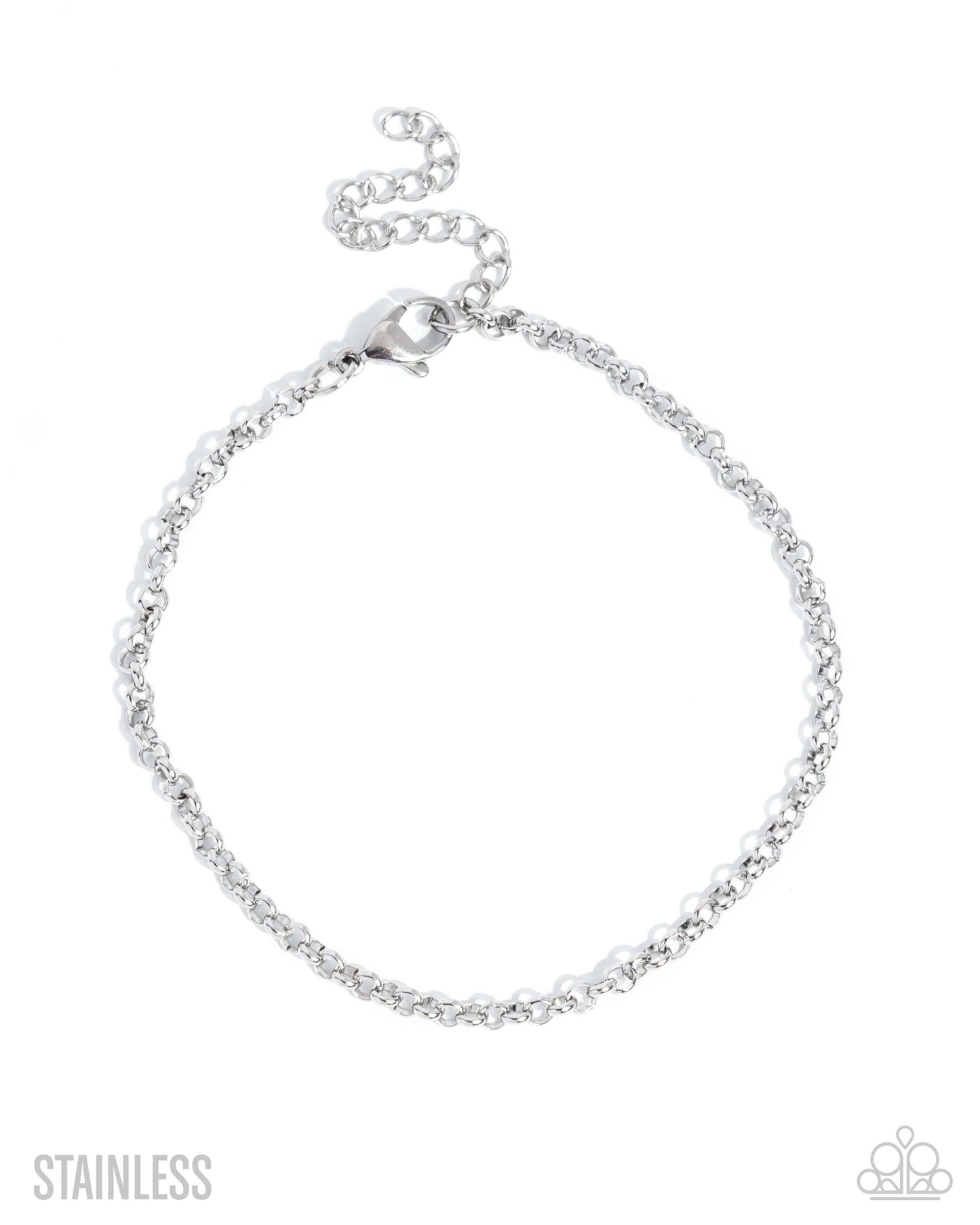 Neutral Novelty - Silver Paparazzi Bracelet Accessories,Bracelet,New Arrival,Silver,Stainless Steel