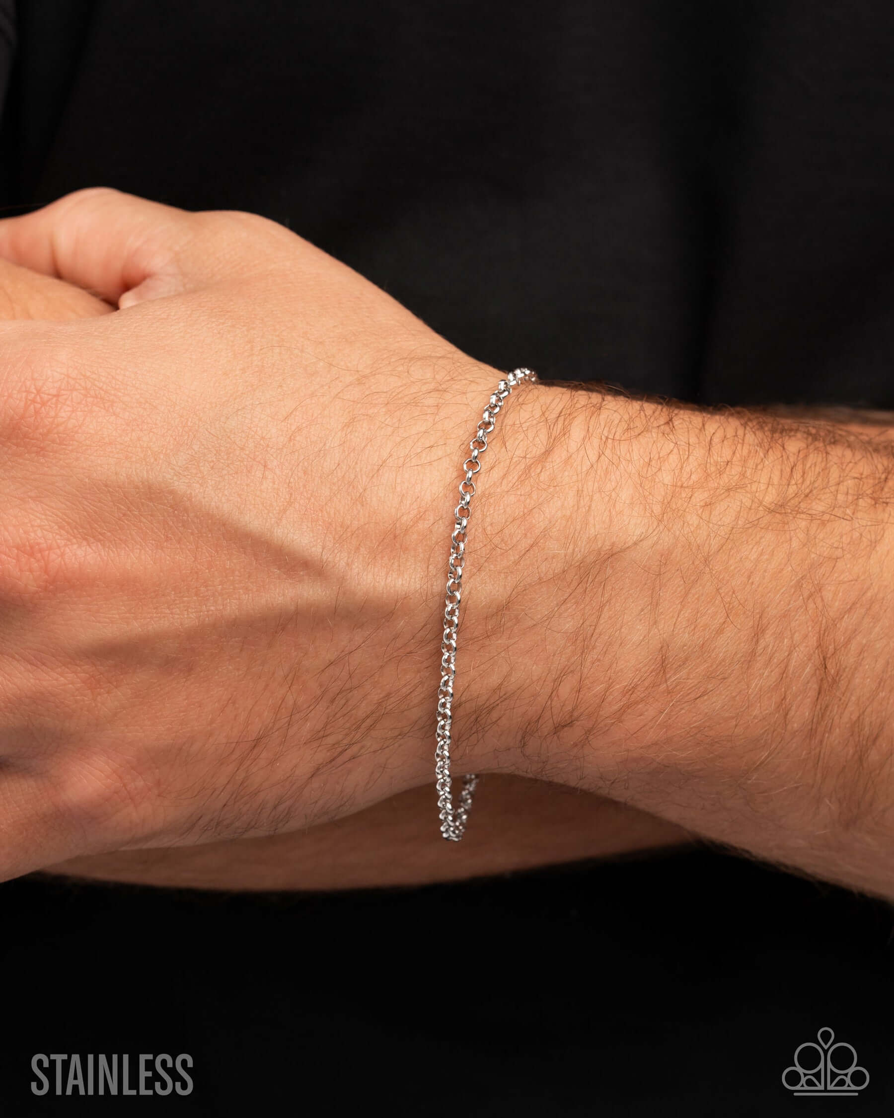 Neutral Novelty - Silver Paparazzi Bracelet Accessories,Bracelet,New Arrival,Silver,Stainless Steel