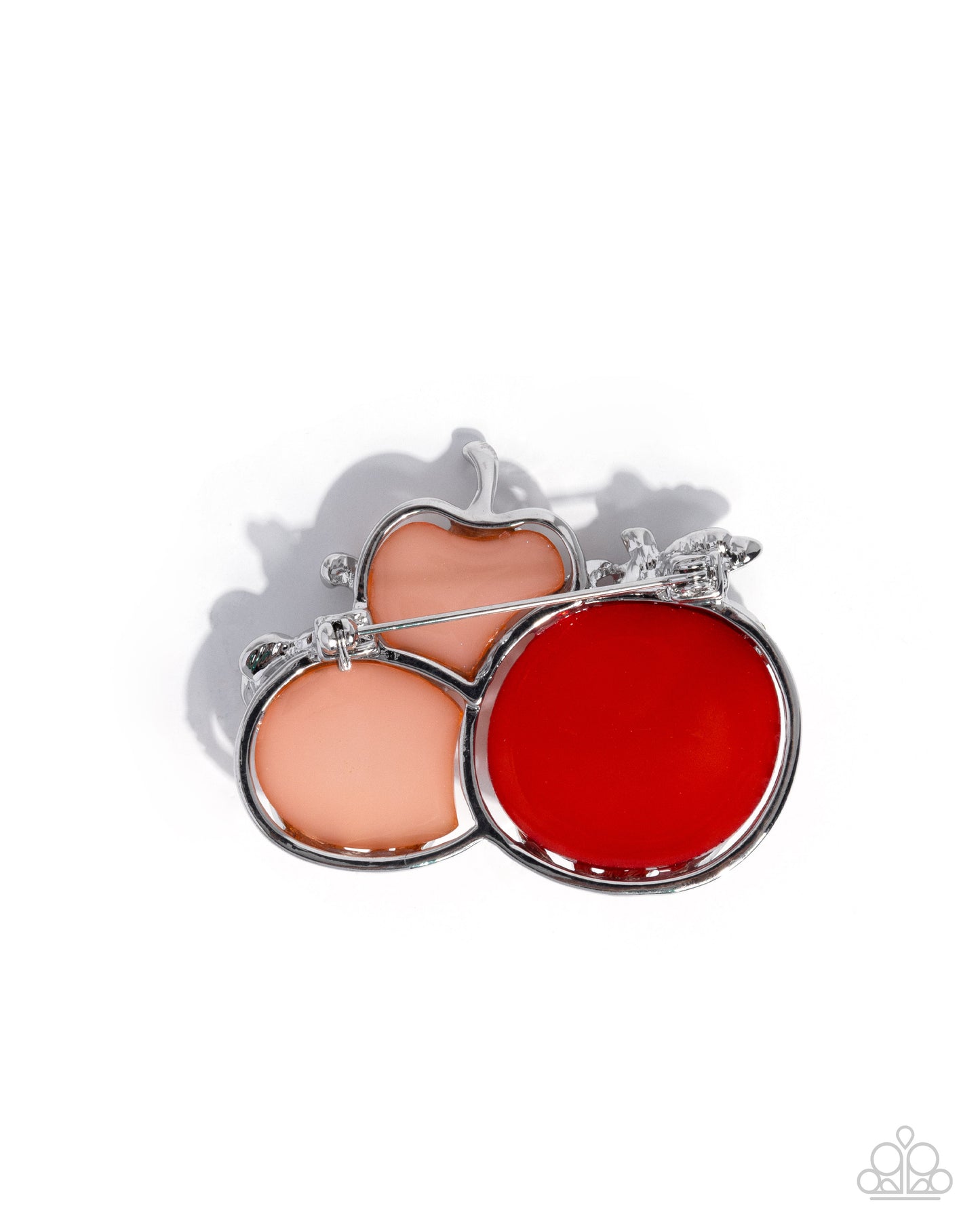 PREORDER ~ Pumpkin Pattern - White Fall Paparazzi Brooch